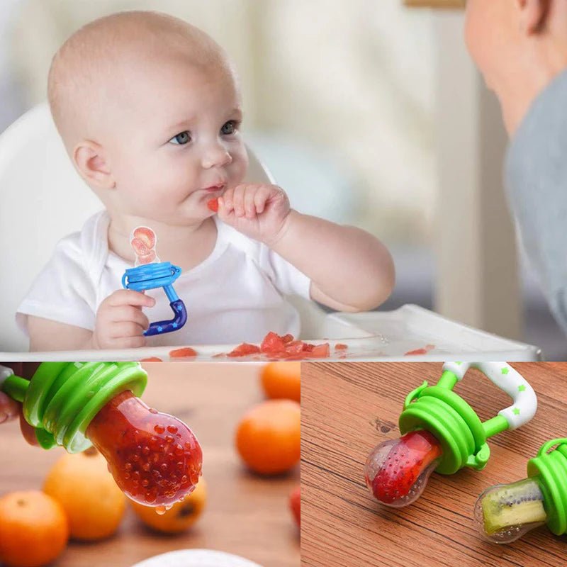 Baby Fruit Pacifier with Ring Shape Rattle - BLL - BF - 319YX - Planet Junior