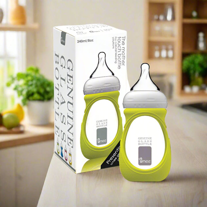 Baby Glass Feeder – Easy, Clean & Baby - Friendly Feeding|240ml - BLL-BF-264538 - Planet Junior