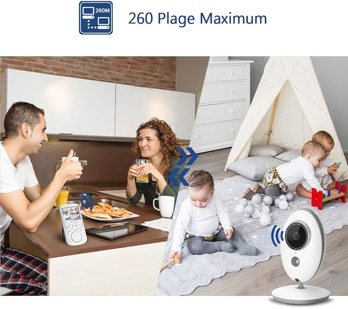 Baby Monitor Camera – Clear View & Peace of Mind Anywhere - BLL-VBM-605 - Planet Junior