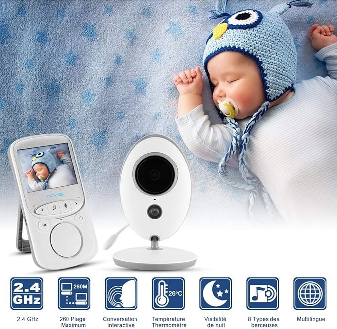 Baby Monitor Camera – Clear View & Peace of Mind Anywhere - BLL-VBM-605 - Planet Junior