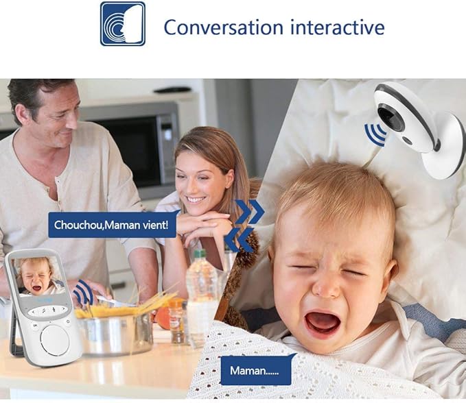 Baby Monitor Camera – Clear View & Peace of Mind Anywhere - BLL-VBM-605 - Planet Junior