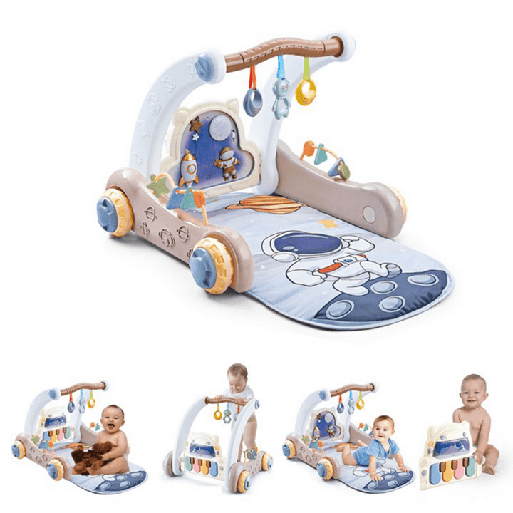 Baby Pedal Piano Playgym + Walker with Hanging Toys - BLL - BCR - 2211ZX - Planet Junior