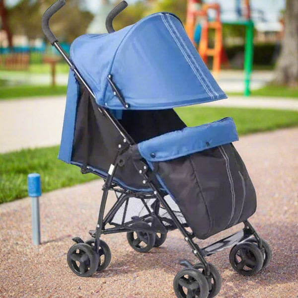 Baby Push Chair Stroller | Black/Blue - BLL - BG - 00501 - Planet Junior