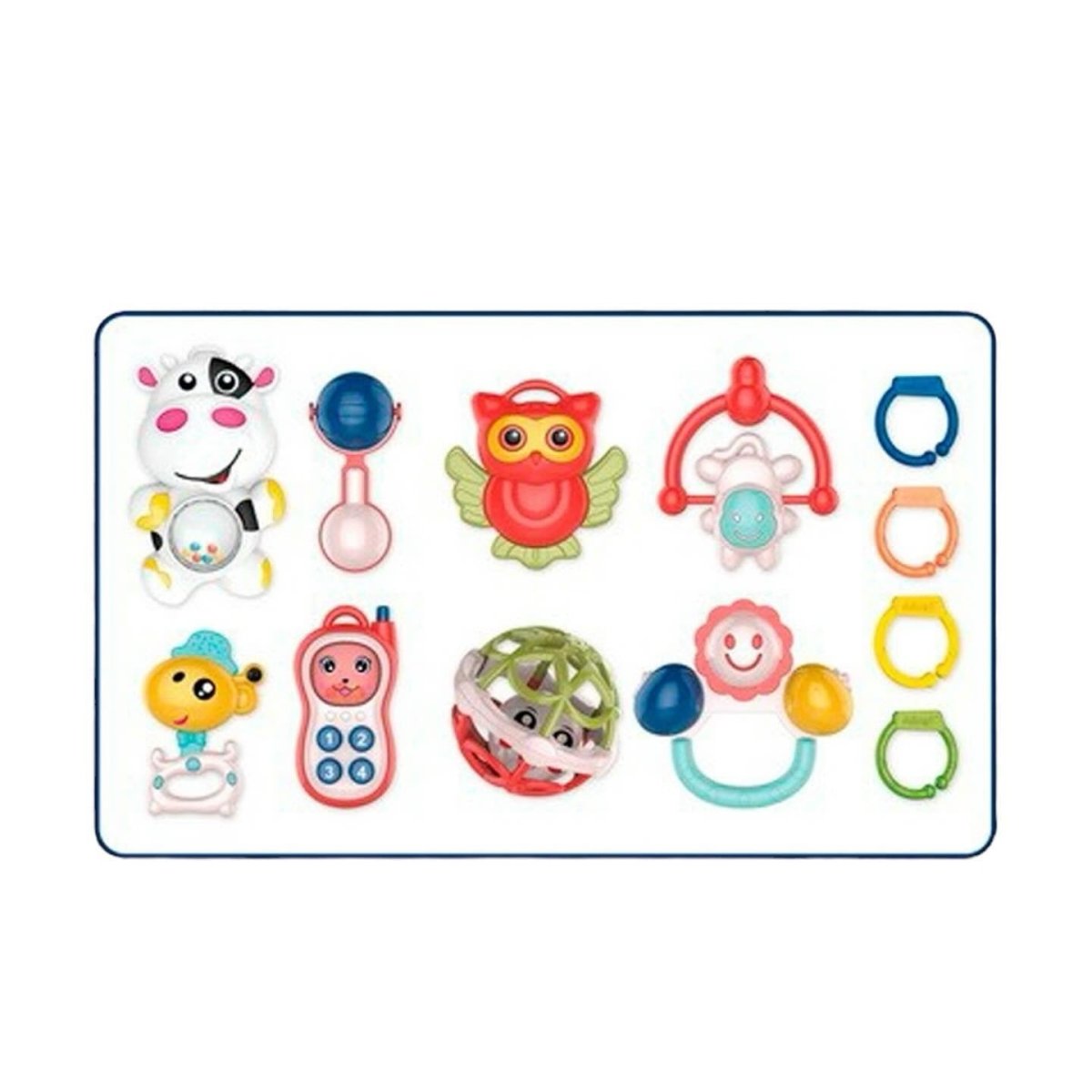 12pcs Baby Rattle Set Twelve Pcs With Easy Grip – Planet Junior