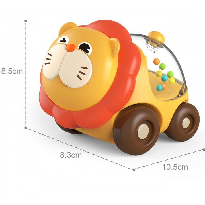 Baby Rattle Toy Car Vehicle - Lion Edition - BLL - DK - 8057HE - Planet Junior