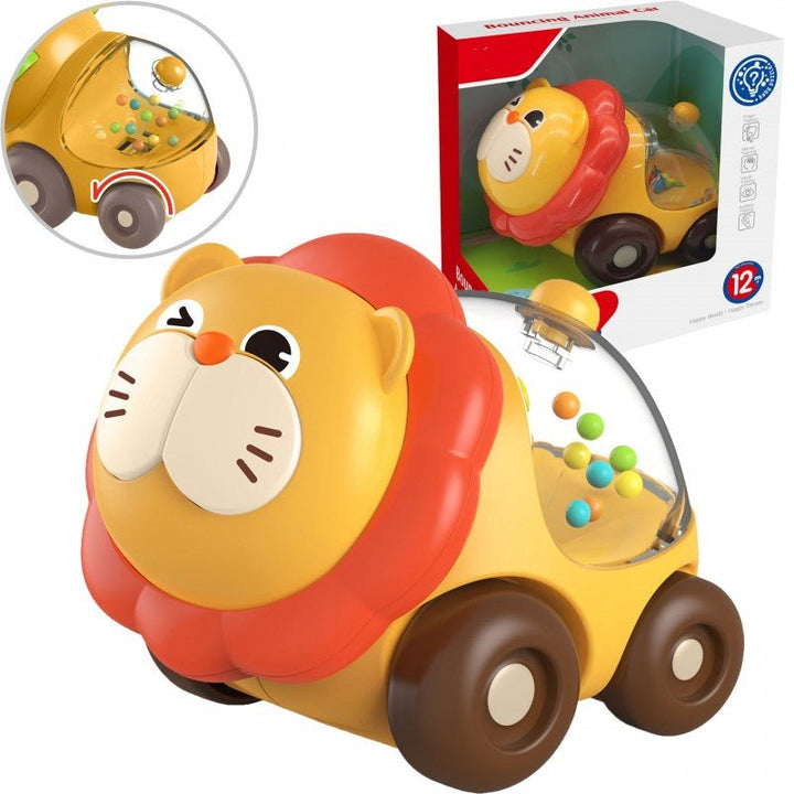 Baby Rattle Toy Car Vehicle - Lion Edition - BLL - DK - 8057HE - Planet Junior