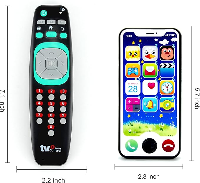 Baby Remote, Phone &amp; Key Set – Early Learning Lights & Sounds Trio - RT-49500 - Planet Junior