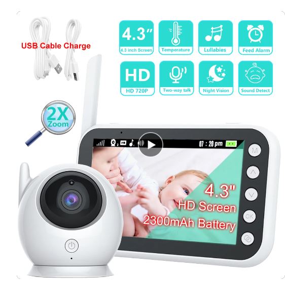 Baby Video Monitor - BLL - BF - 100S - Planet Junior