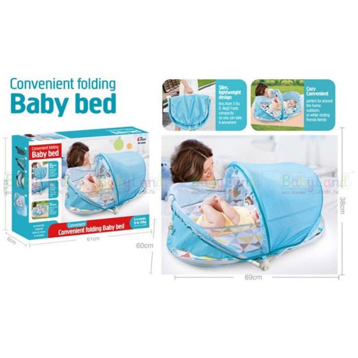 BabyComfort Foldable Bed - BLL - BCR - 6589 - Planet Junior