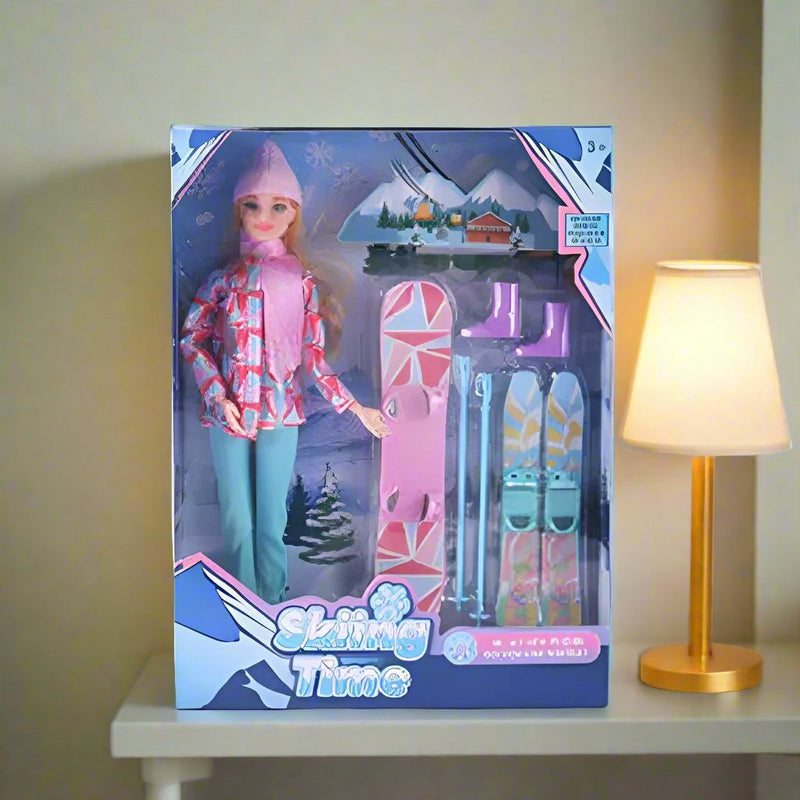 Barbie with Skiing Accessories - BLL - DL - 216B - Planet Junior