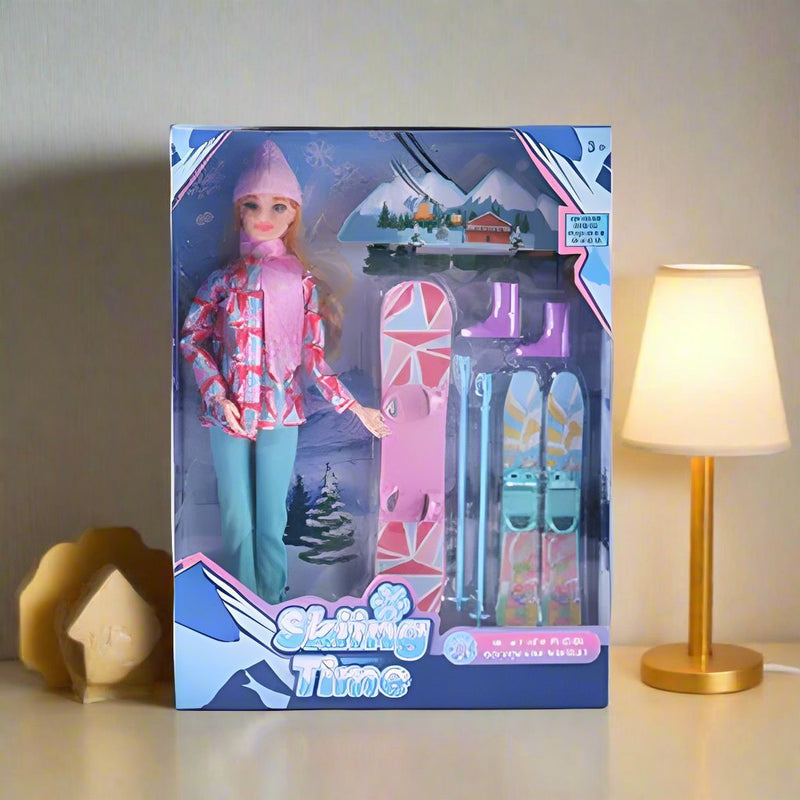 Barbie with Skiing Accessories - BLL - DL - 216B - Planet Junior