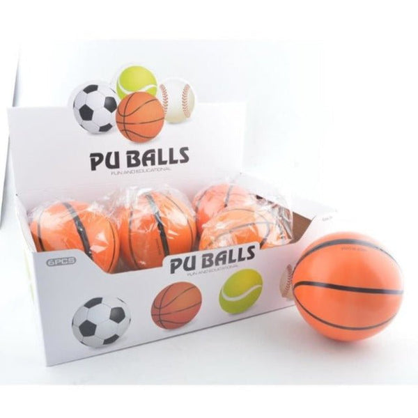 Basketball Theme Soft Chuchu Ball | 1 Pcs - BLL - MT - 55 - 5 - Planet Junior