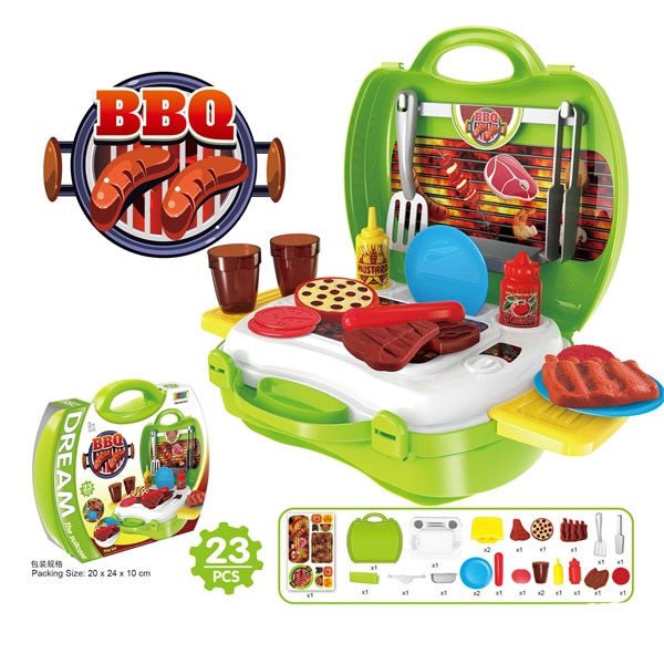 BBQ Briefcase Play Set - BLL - GT - 8312 - Planet Junior