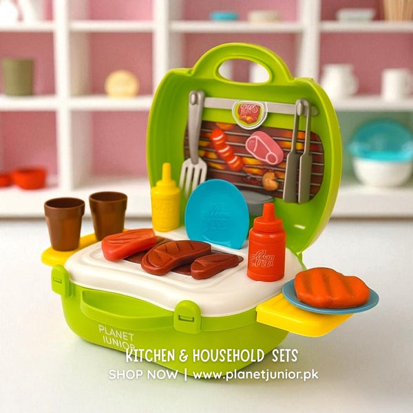 BBQ Briefcase Play Set - BLL - GT - 8312 - Planet Junior