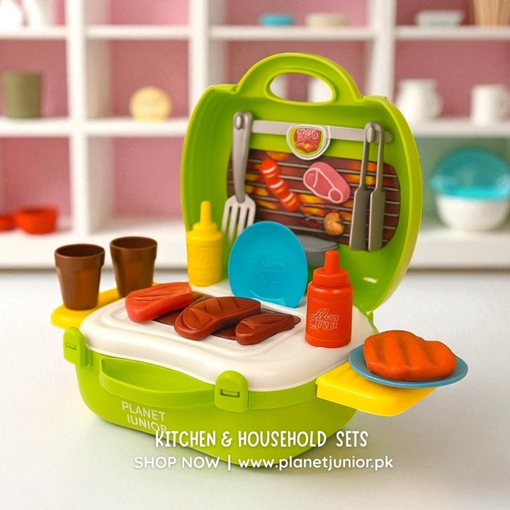 BBQ Briefcase Play Set - BLL - GT - 8312 - Planet Junior