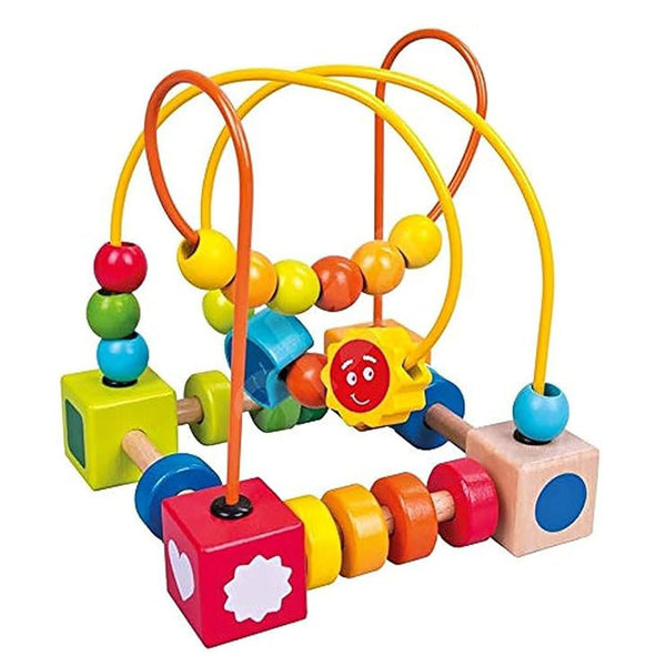 Bead Maze Wooden Colorful Roller Coaster Montessori Toy - BLL - WET - 755776 - Planet Junior