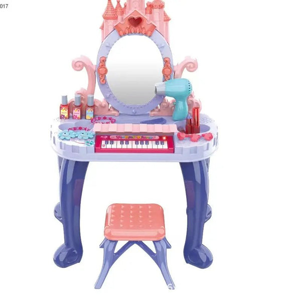 Beauty Set Dressing Table With Lights, Music & Bulit-in Piano - SLT661136 - Planet Junior