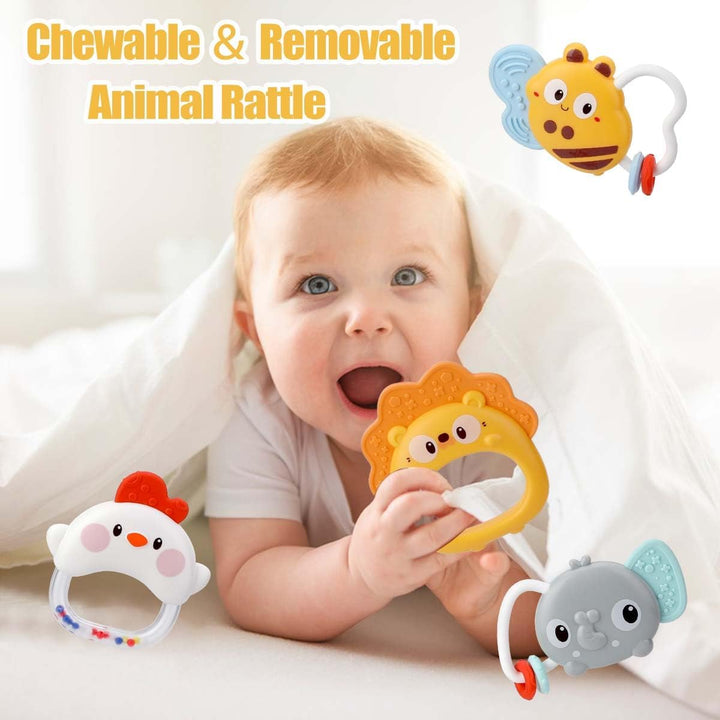 Bed Bell Musical Cot Mobile for Baby with Rotating Animals with Controller - BT - RT - 668 - 15 - Planet Junior