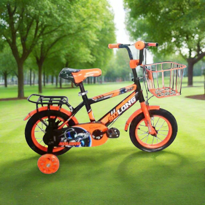 Bicycle with Basket and Extension Wheels - BLL - B12 - 586 - 25 - Planet Junior