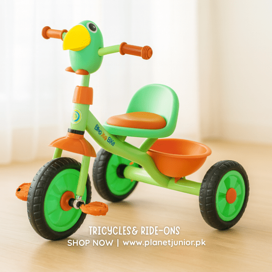Bird Theme Kids Tricycle - BLL - T - 50A - Planet Junior