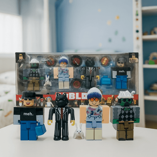 Block Hero Action Figure Set – Bold, Buildable & Full of Imagination - SLT-8173-F - Planet Junior