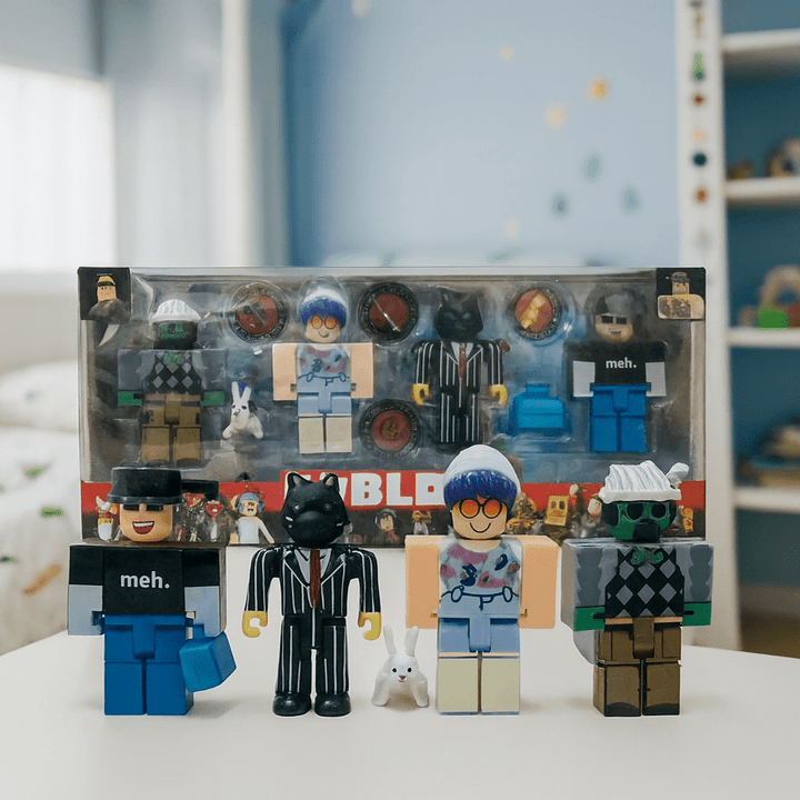 Block Hero Action Figure Set – Bold, Buildable & Full of Imagination - SLT-8173-F - Planet Junior