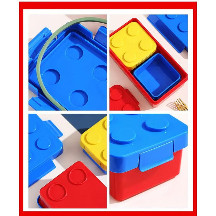 Blocks Shape Lunch Box for Creative Mealtime Fun - BLL - LB - 221 - 35 - Planet Junior