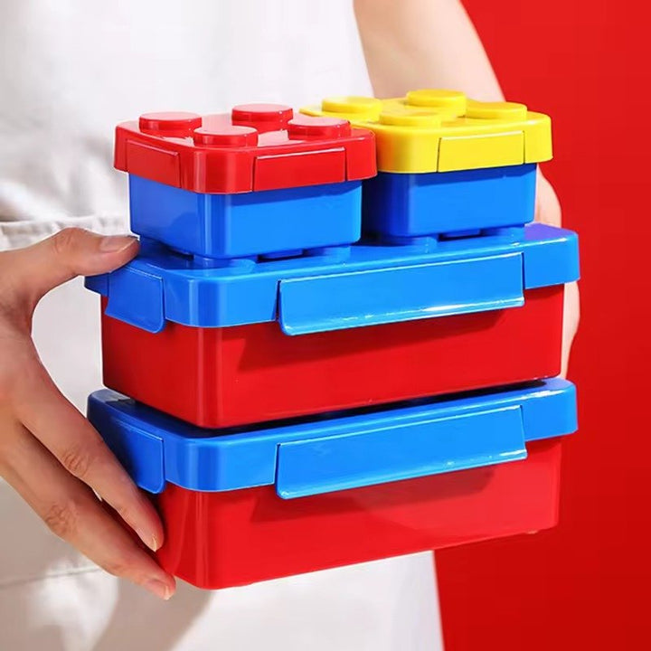 Blocks Shape Lunch Box for Creative Mealtime Fun - BLL - LB - 221 - 35 - Planet Junior