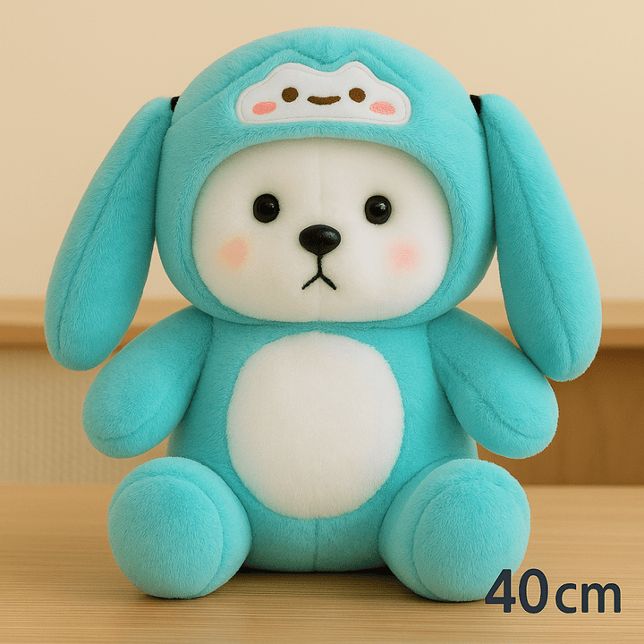 Blue Bunny Bear Plush – Soft, Huggable & Super Cute - BLL-SFT-0541 - Planet Junior