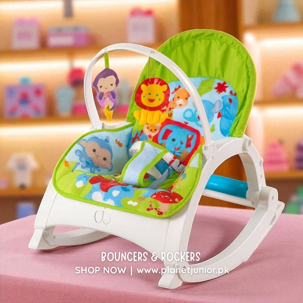 Bounce and Rock Duo Baby Seat - BLL - BCR - 88955 - Planet Junior