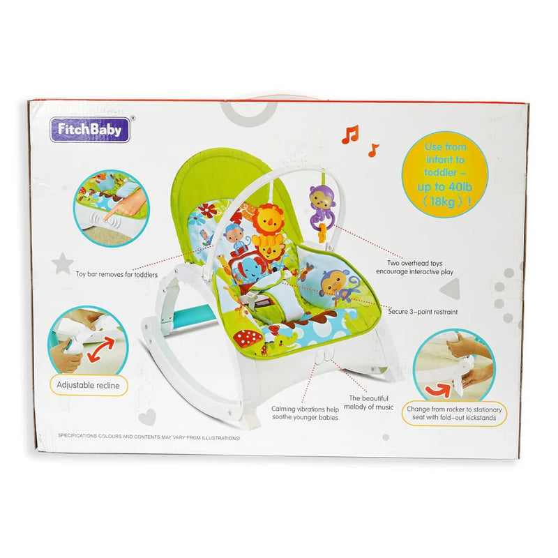 Bounce and Rock Duo Baby Seat - BLL - BCR - 88955 - Planet Junior