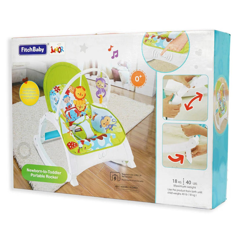 Bounce and Rock Duo Baby Seat - BLL - BCR - 88955 - Planet Junior