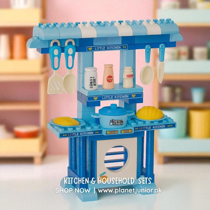 Brick Play House Kitchen Set - BLL - GT - 1120 - Planet Junior