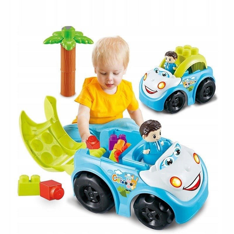 Building Blocks Blocks Car Set | 42 Pcs - BLL - BL - 313T - 63A NEW - Planet Junior