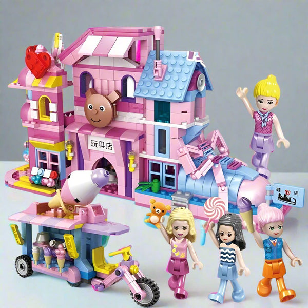 Building Blocks Ice Cream Shop Sweet Construction Set - BLL - BL - 7003 - Planet Junior