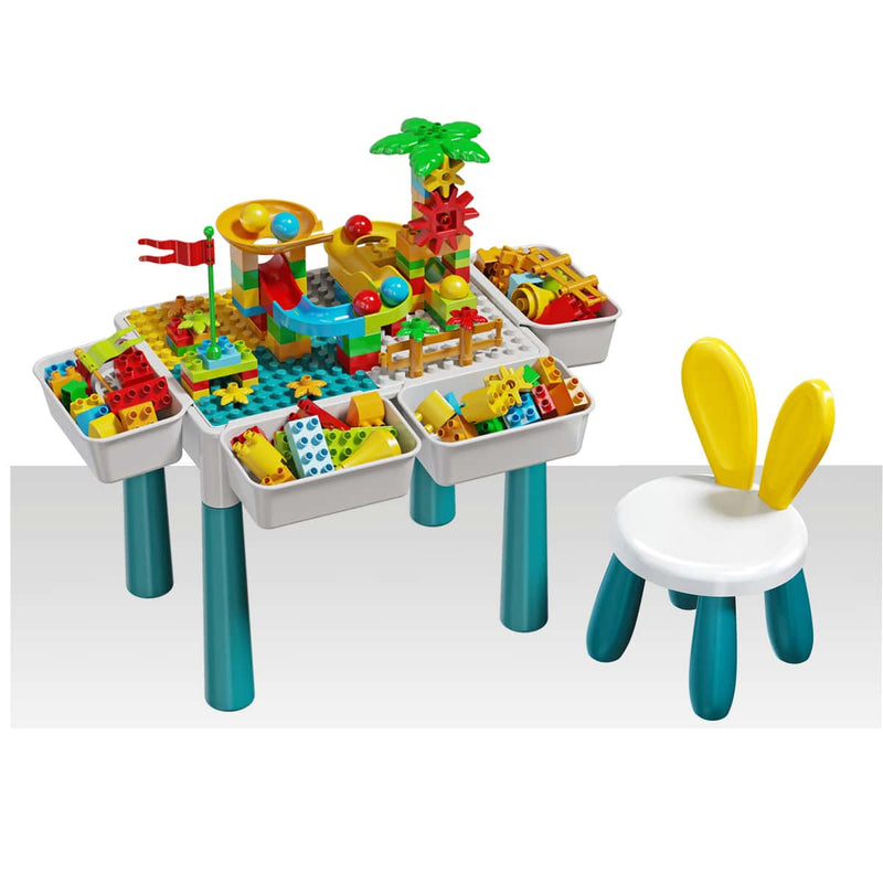 Building Blocks Play Table with Chair for Kids - MC816 - Planet Junior