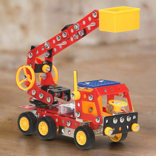 Building Metal Model Fire Rescue Truck | 143 Pcs - BLL - BL - 699 - 133SJ - Planet Junior