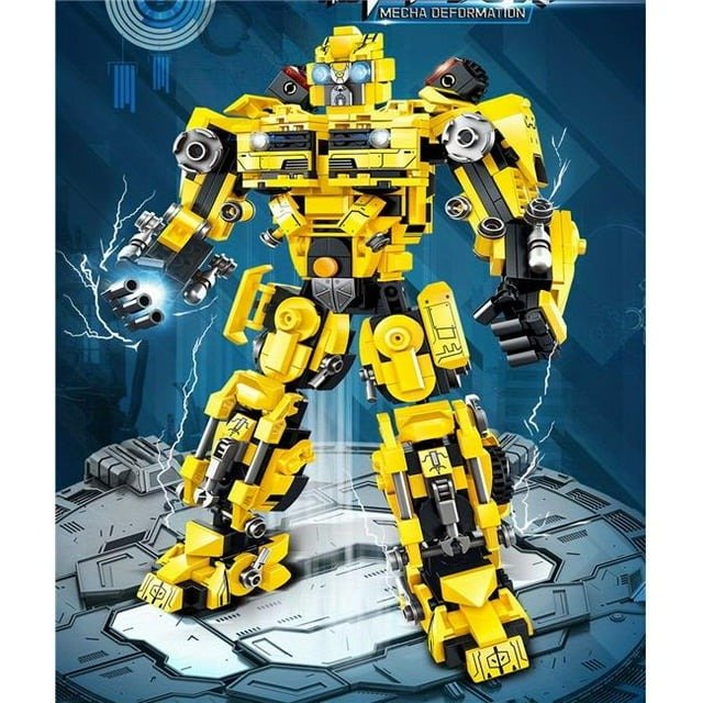 Bumblebee 2 - in - 1 Transforming Robot Lego Blocks - BLL - BL - 98478 - Planet Junior