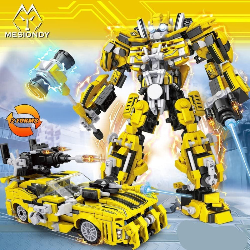 Bumblebee 2 - in - 1 Transforming Robot Lego Blocks - BLL - BL - 98478 - Planet Junior