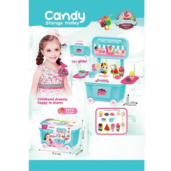 Candy Storage Trolley Play Set - BLL - GT - 2016 - 66 - Planet Junior