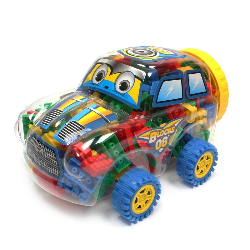 Cartoon Car Shaped Funny Blocks Building Set - BLL - BL - 138B - 6 - Planet Junior