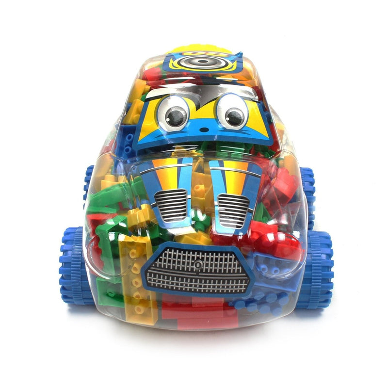 Cartoon Car Shaped Funny Blocks Building Set - BLL - BL - 138B - 6 - Planet Junior