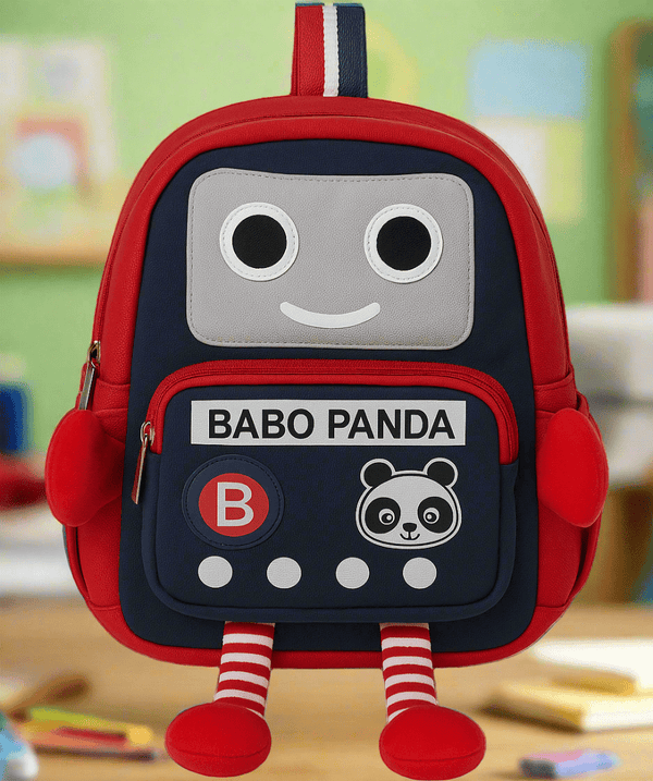 Cartoon Characters School Bag – Robot Design | 1 Pcs - SLT - PB25 - 133 - Planet Junior