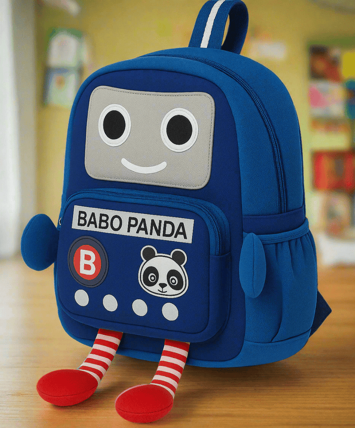 Cartoon Characters School Bag – Robot Design | 1 Pcs - SLT - PB25 - 133 - Planet Junior