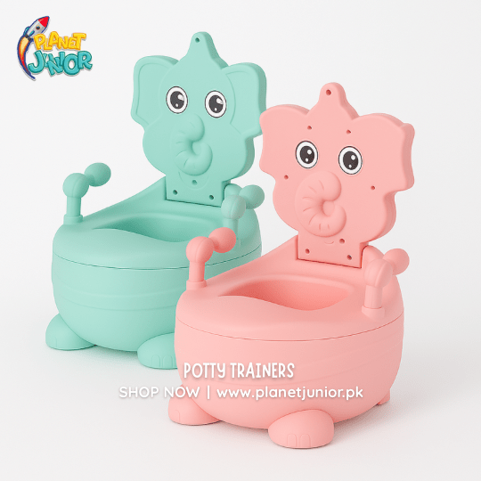 Cartoon Face Potty Trainer Seat - BLL-PT-858MK - Planet Junior