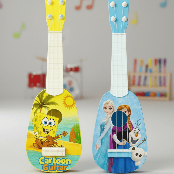 Cartoon Kids Mini Guitar Set - HFT-819-28AB-1 - Planet Junior