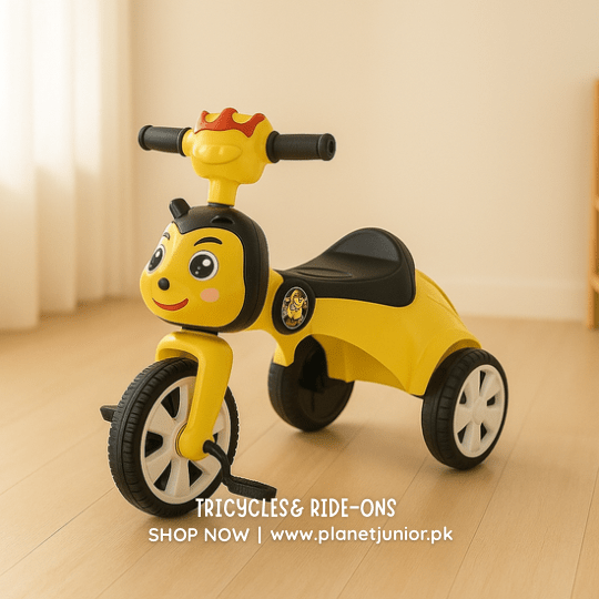 Cartoon Shape Ride - On Tricycle For Kids - BLL - T - 066 - Planet Junior