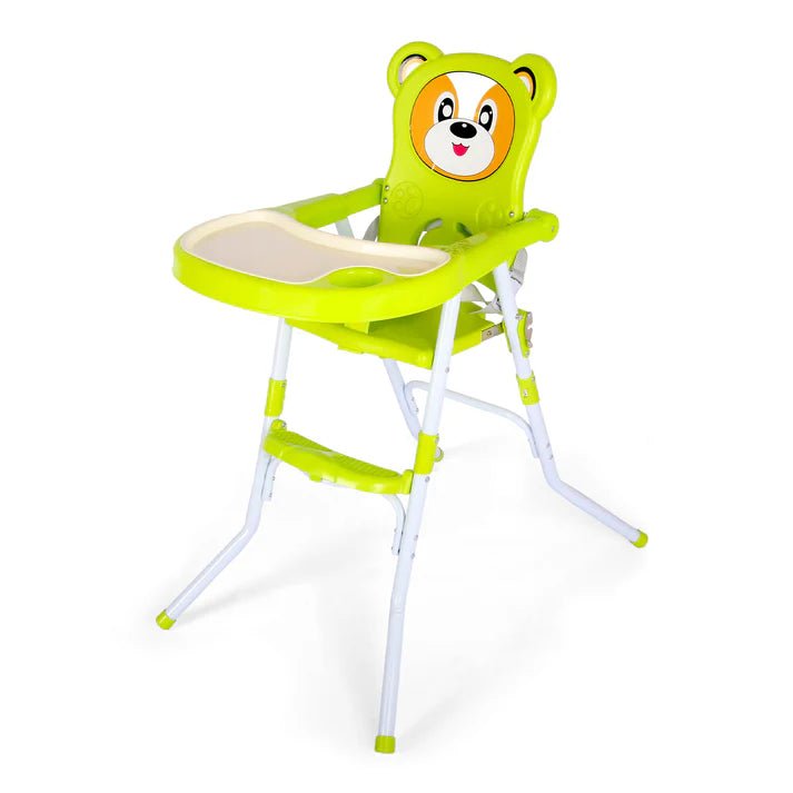 Cartoon Theme Foldable Baby High Chair - BLL - H - 113GRN - Planet Junior