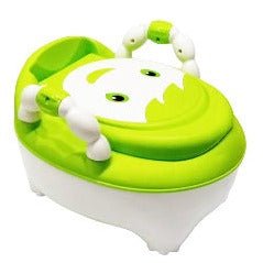 Cartoon Theme Potty Trainer Seat | Green - BLL - PT - 8907 - Planet Junior