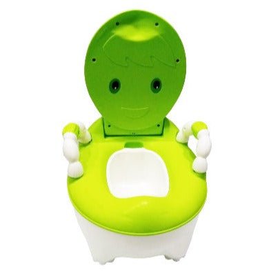 Cartoon Theme Potty Trainer Seat | Green - BLL - PT - 8907 - Planet Junior